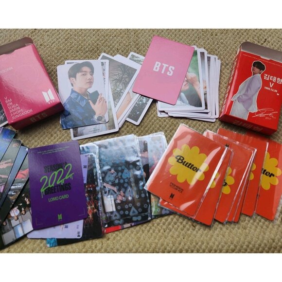 BTS Army Fan Club K pop Cards Keychains Box Collection Merchandise Stickers Etc - Picture 14 of 16
